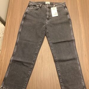 Sezane L'iconique Droit Trousers Grey - Size 10